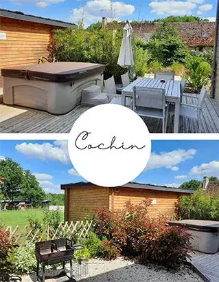Salon du gîte Cochin à Crouy-sur-Cosson, gîte avec spa privatif près de Chambord