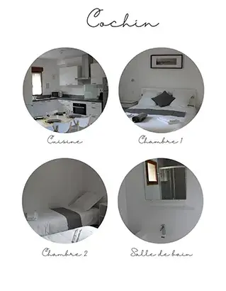 Chambre du gîte Cochin, hébergement avec spa privatif près de Chambord
