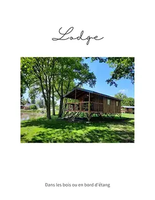 Lodge en bois sur pilotis à Crouy-sur-Cosson, hébergement insolite près de Chambord en Sologne