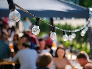 Bistrot éphémère et restauration estivale au domaine près de Chambord