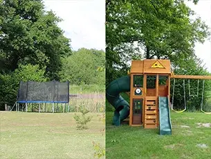 Aire de jeux pour enfants au domaine près de Chambord