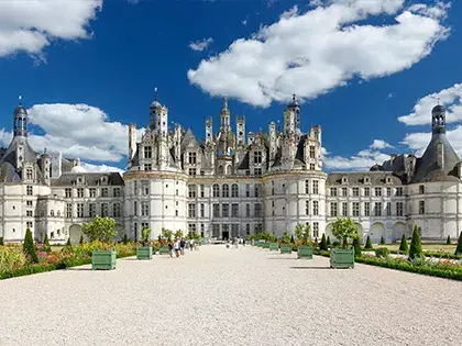 Château de Chambord depuis La Ferme des Poulardières